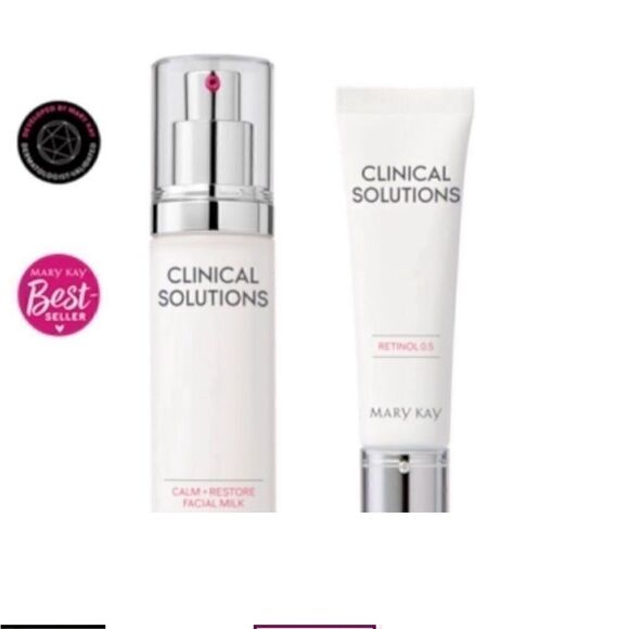 Mary Kay Clinical Solutions Set Retinol .5 and Calm Restore Face Milk New in Box - Picture 5 of 11